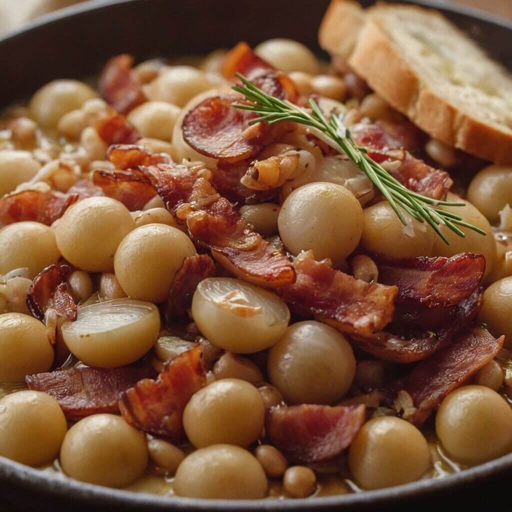 Omas dicke Bohnen mit Speck: Ein traditionelles Rezept für herzhaften Genuss