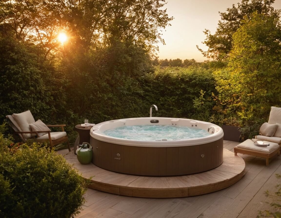 Pflegeleichtes Material für dauerhafte Nutzung - Whirlpool Outdoor für 2 Personen: Entspannung und Wellness im eigenen Garten