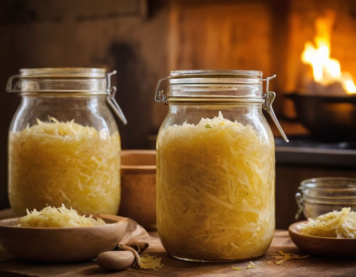 Deckel fest aufsetzen, Gärung bei Zimmertemperatur - Sauerkraut selber machen nach Omas Rezept: Traditionelle Tipps für den perfekten Genuss