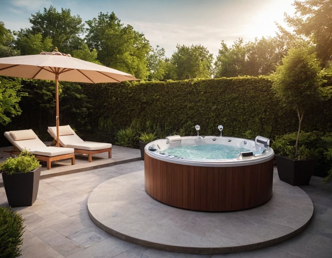 Energieeffiziente Modelle für geringeren Verbrauch - Whirlpool Outdoor für 2 Personen: Entspannung und Wellness im eigenen Garten
