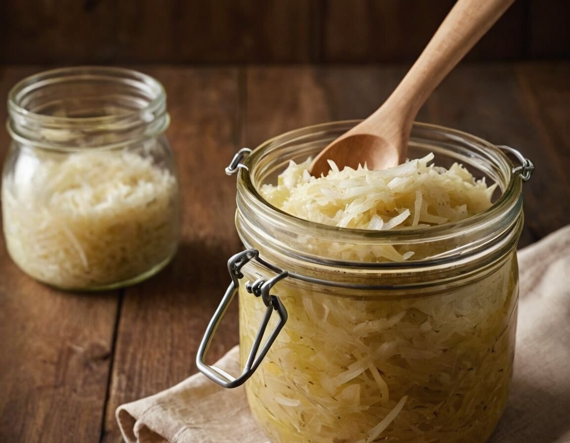 Täglich abschöpfen, um Schimmel zu verhindern - Sauerkraut selber machen nach Omas Rezept: Traditionelle Tipps für den perfekten Genuss