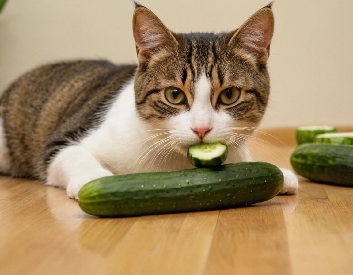 Dürfen Katzen Gurken essen? Die Risiken und Vorteile im Überblick