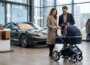 Kinderwagen mit Automobilanspruch